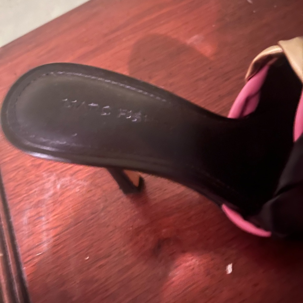 Marc Fisher Black and Pink Heels